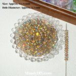 Shijia flash plating color crystal cut flat beads scattered beads handmade diy string beads materials bracelet necklace accessories - Image 14