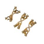 175-18k high color retention jewelry accessories sweater buckle necklace high-grade pearl buckle bracelet buckle/necklace buckle/8-word buckle - Image 3