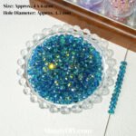 Shijia flash plating color crystal cut flat beads scattered beads handmade diy string beads materials bracelet necklace accessories - Image 12