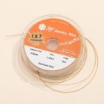 Korean gold-plated flexible steel wire, color-preserving, suitable for pearl jewelry making, handmade DIY beading, bracelets, necklaces, and other jewelry accessories. - Image 4
