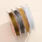 Korean gold-plated flexible steel wire, color-preserving, suitable for pearl jewelry making, handmade DIY beading, bracelets, necklaces, and other jewelry accessories. - Image 3