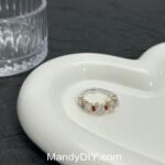 Kit 432 Ring DIY (Tutorial Ready) | DIY Ring Kit with 5A Zircon Beads | All-Inclusive Beginner Jewelry Making Gift for Women | Video Guide Included | Finished Product