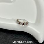 Kit 432 Ring DIY (Tutorial Ready) | DIY Ring Kit with 5A Zircon Beads | All-Inclusive Beginner Jewelry Making Gift for Women | Video Guide Included | Finished Product - Image 3