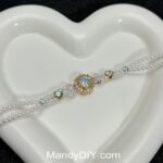 Kit 529(Tutorial Ready)  | DIY Bracelet Kit with 5A Zircon Beads | All-Inclusive Beginner Jewelry Making Gift for Women | Video Guide Included | Finished Product - Image 3