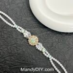 Kit 529(Tutorial Ready)  | DIY Bracelet Kit with 5A Zircon Beads | All-Inclusive Beginner Jewelry Making Gift for Women | Video Guide Included | Finished Product - Image 4