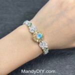 Kit 529(Tutorial Ready)  | DIY Bracelet Kit with 5A Zircon Beads | All-Inclusive Beginner Jewelry Making Gift for Women | Video Guide Included | Finished Product - Image 2