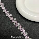 Kit 531(Tutorial Ready) | DIY Bracelet Kit with 5A Zircon Beads | All-Inclusive Beginner Jewelry Making Gift for Women | Video Guide Included | Finished Product - Image 3