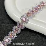 Kit 535 (Tutorial Ready) | DIY Bracelet Kit with 5A Zircon Beads | All-Inclusive Beginner Jewelry Making Gift for Women | Video Guide Included | Finished Product