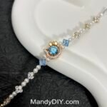 Kit 537 (Tutorial Ready) | DIY Bracelet Kit with 5A Zircon Beads | All-Inclusive Beginner Jewelry Making Gift for Women | Video Guide Included | Finished Product