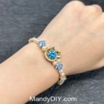 Kit 537 (Tutorial Ready) | DIY Bracelet Kit with 5A Zircon Beads | All-Inclusive Beginner Jewelry Making Gift for Women | Video Guide Included | Finished Product - Image 2