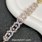 Kit 538 (Tutorial Ready)| DIY Bracelet Kit with 5A Zircon Beads | All-Inclusive Beginner Jewelry Making Gift for Women | Video Guide Included | Finished Product