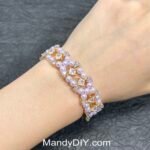 Kit 538 (Tutorial Ready)| DIY Bracelet Kit with 5A Zircon Beads | All-Inclusive Beginner Jewelry Making Gift for Women | Video Guide Included | Finished Product - Image 2