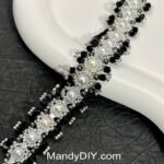 Kit 541 (Tutorial Ready) | DIY Bracelet Kit with 5A Zircon Beads | All-Inclusive Beginner Jewelry Making Gift for Women | Video Guide Included | Finished Product