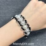 Kit 541 (Tutorial Ready) | DIY Bracelet Kit with 5A Zircon Beads | All-Inclusive Beginner Jewelry Making Gift for Women | Video Guide Included | Finished Product - Image 2