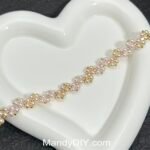 Kit 542 | DIY Bracelet Kit with 5A Zircon Beads | All-Inclusive Beginner Jewelry Making Gift for Women | Video Guide Included | Finished Product - Image 3