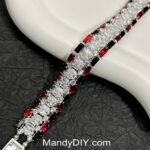 Kit 544 (Tutorial Ready) | DIY Bracelet Kit with 5A Zircon Beads | All-Inclusive Beginner Jewelry Making Gift for Women | Video Guide Included | Finished Product