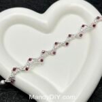 Kit 547 | DIY Bracelet Kit with 5A Zircon Beads | All-Inclusive Beginner Jewelry Making Gift for Women | Video Guide Included | Finished Product - Image 4