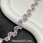 Kit 548 (Tutorial Ready) | DIY Bracelet Kit with 5A Zircon Beads | All-Inclusive Beginner Jewelry Making Gift for Women | Video Guide Included | Finished Product