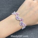 Kit 548 (Tutorial Ready) | DIY Bracelet Kit with 5A Zircon Beads | All-Inclusive Beginner Jewelry Making Gift for Women | Video Guide Included | Finished Product - Image 2