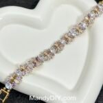 Kit 552 (Tutorial Ready)  | DIY Bracelet Kit with 5A Zircon Beads | All-Inclusive Beginner Jewelry Making Gift for Women | Video Guide Included | Finished Product - Image 4