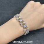 Kit 552 (Tutorial Ready)  | DIY Bracelet Kit with 5A Zircon Beads | All-Inclusive Beginner Jewelry Making Gift for Women | Video Guide Included | Finished Product - Image 2