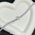 Kit 553 (Tutorial Ready) | DIY Bracelet Kit with 5A Zircon Beads | All-Inclusive Beginner Jewelry Making Gift for Women | Video Guide Included | Finished Product - Image 4