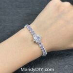 Kit 553 (Tutorial Ready) | DIY Bracelet Kit with 5A Zircon Beads | All-Inclusive Beginner Jewelry Making Gift for Women | Video Guide Included | Finished Product - Image 2