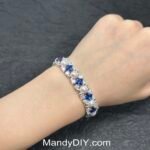 Kit 554 (Tutorial Ready) | DIY Bracelet Kit with 5A Zircon Beads | All-Inclusive Beginner Jewelry Making Gift for Women | Video Guide Included | Finished Product - Image 2