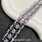 Kit 556 (Tutorial Ready) | DIY Bracelet Kit with 5A Zircon Beads | All-Inclusive Beginner Jewelry Making Gift for Women | Video Guide Included | Finished Product