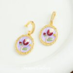 Medieval Monet Garden Oil Painting Necklace Pendant Handmade Beaded DIY Material Bracelet Necklace Accessories - Image 13