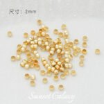 18K Gold-Filled Color-Preserving Accessories Positioning Beads Half-Moon Buckle U-Shaped Buckle Tube Beads Handmade DIY Bracelet Necklace Beading Material - Image 8