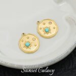 18k gold non-fading greek vintage tiger eye pendant handmade diy beaded material bracelet necklace earring accessories - Image 13