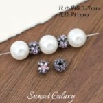 18K Gold-Plated Silver Color-Preserving Crystal Pearl Spacer Beads Loose Beads Handmade DIY Beaded Bracelet Necklace Jewelry Accessories Material - Image 11