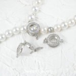 Card 8 Card 10 Zirconium Beads Pearl Bag Bead Buckle Bead Buckle Handmade DIY Beaded Material Bracelet Necklace Accessories - Image 4