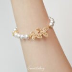 Real Gold Plated Zircon Butterfly Double Disc End Connection Buckle Handmade DIY Bracelet Necklace Beaded Beaded Accessories Material - Image 2