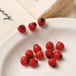 Japanese Imported Professional Lighting Glass Apple Glazed Beads Scattered Beads Handmade DIY Beaded Bracelet Jewelry Accessories - Image 6