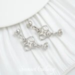 18k gold heavy industry oil drop shell cruciferous zircon finishing buckle accessories handmade diy bracelet necklace beaded material - Image 7