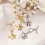 18k plating real gold finishing meteor Ot buckle head connection buckle handmade diy beaded bracelet necklace accessories