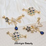 18k gold plated color retaining alloy connection buckle tail buckle beaded diy handmade material bracelet necklace accessories jewelry - Image 4