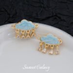 18k color retention glitter color cloud ingot buckle closing buckle handmade diy beaded bracelet jewelry accessories material - Image 7