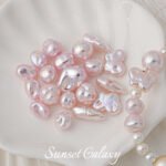 Highly Bright Color Alien Butterfly Baroque Imitation Pearl Round Beads Handmade DIY Beaded Loose Bead Material Bracelet Accessories - Image 5