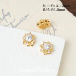 Strong Color Retention 18K Gold-Plated Zirconium Precision Porous Spacer Beads Handmade DIY Bracelet Necklace Jewelry Accessories Material - Image 23