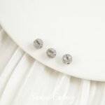 Real Gold Plated Handmade Zircon Fupo Watermelon Ball Beaded DIY Bracelet Necklace Beaded Beaded Earrings Material Accessories - Image 5