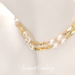 18K Electroplated Real Gold Long Tube Triangle Square Cut Angle Straight Tube Bead Handmade DIY Bracelet Necklace Accessories - Image 4