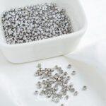 Color-preserving 18k gold cross-section flower beads melon pattern beads loose beads handmade DIY beaded bracelet necklace accessories - Image 17