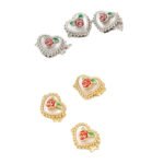 18K Gold-filled Rose Inlaid with Shell Heart Latch Connection BucKle diy Bracelet NecKlace Beaded Finishing BucKle Jewelry Accessories - Image 5