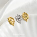 Gold Plated Color Goddess Seal Earrings Handmade DIY Bracelet Necklace Earrings Beaded Loose Beads Material Accessories - Image 5