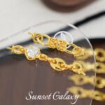 Strong Color Retention 18K Gold-Plated Twist Button Eye Needle Chain Handmade DIY Beaded Bracelet Necklace Jewelry Accessories Material - Image 5
