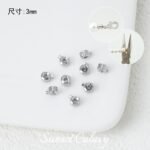 High Color Retention Real Gold Plated Pressure Cooker Finishing Snap Positioning Beads Handmade DIY Beading Material Bracelet Necklace Accessories - Image 13