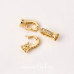 Color-preserving 18K Gold Inlaid with Zirconium Universal Connecting BucKle Finishing BucKle diy Bracelet NecKlace Beading Material Bracelet Jewelry Accessories - Image 10